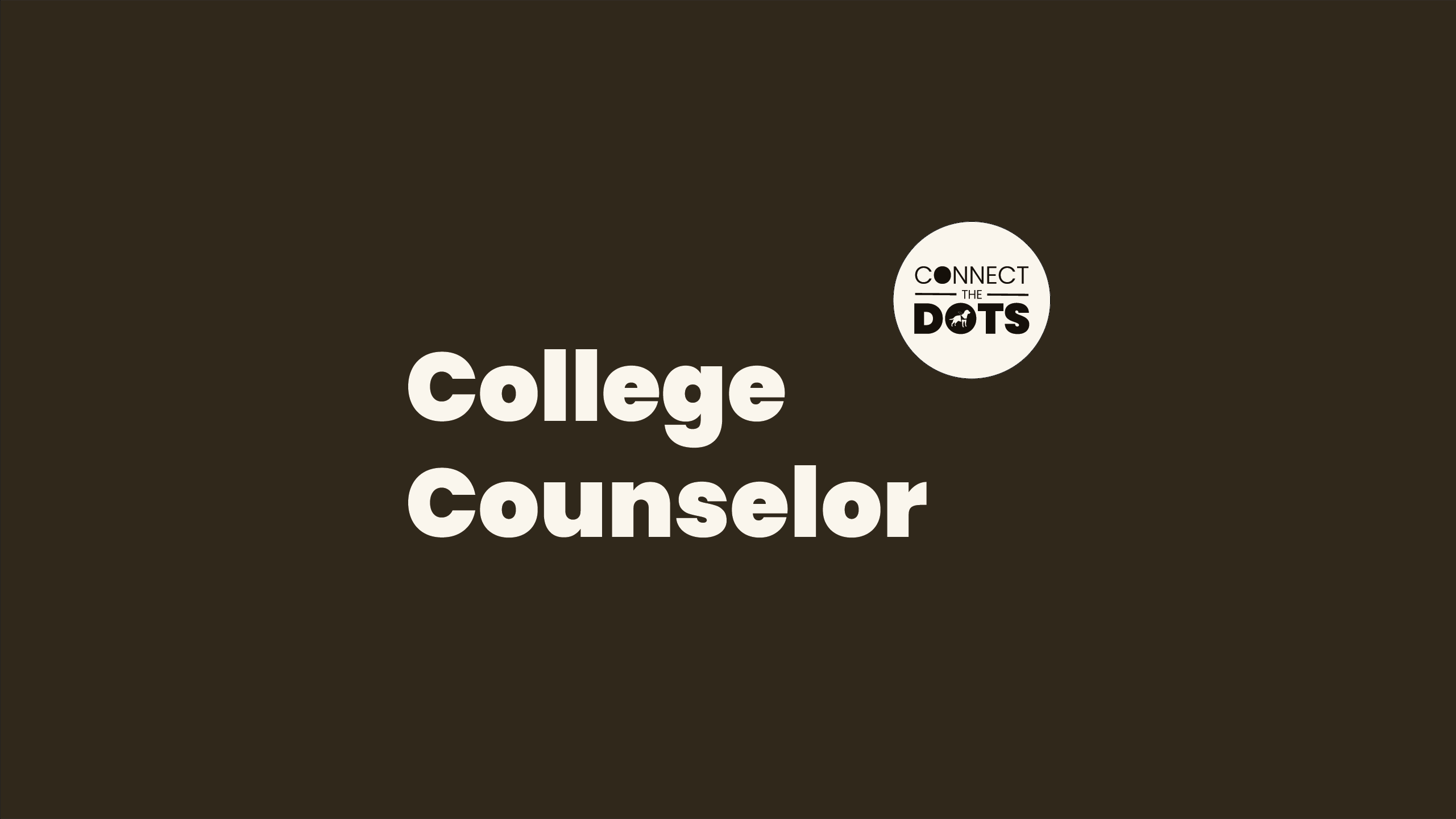 College Counselor - Blind and Visually Impaired Professionals