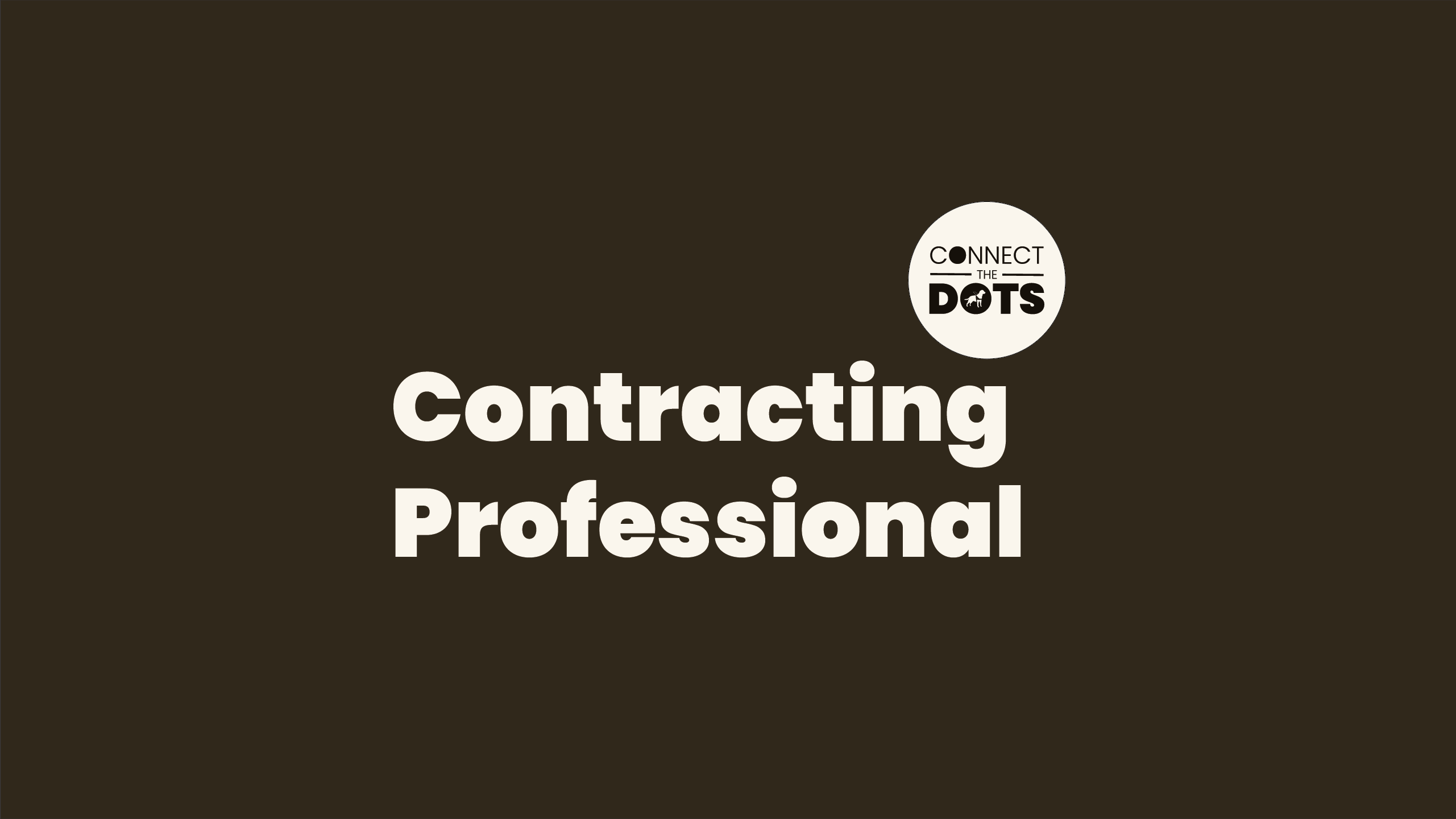 Contracting Professional - Blind and Visually Impaired Professionals