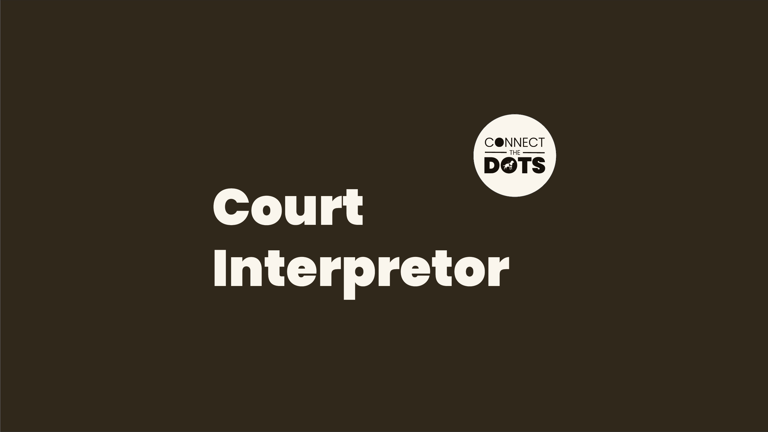 Interpreter - Blind and Individually Impaired Professionals